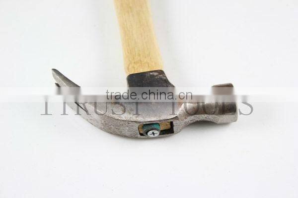 green Wooden Handle american Claw Hammer HM1058