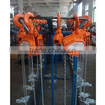 Construction material Toyo manual chain pulley block 10 ton chain hoist