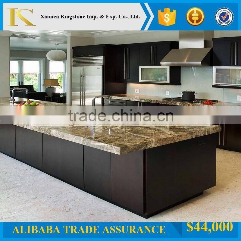 kitchen island marble light emperador for decor