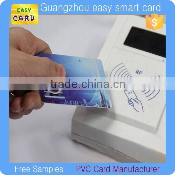 12.56khz/13.56MHz full color printing rfid smart nfc plastic card
