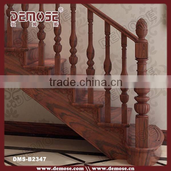 teak wood balustrades and handrails panels prefabricated railings