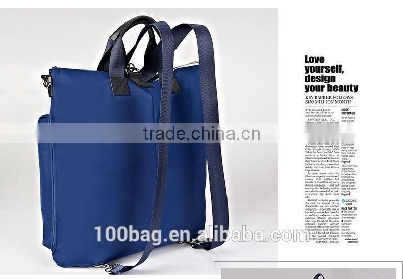 Unisex multi-functional leisure bag nylon material backpack for school waterproof shoulder bag portable handbag in guangzhou