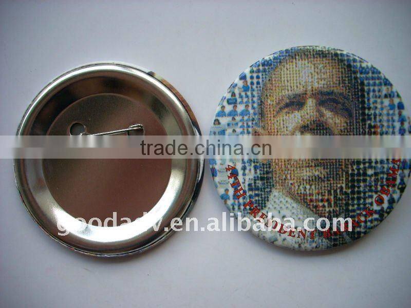 2013 hot sale eco-friendly plastic button badge/fire service badges for promotion gift