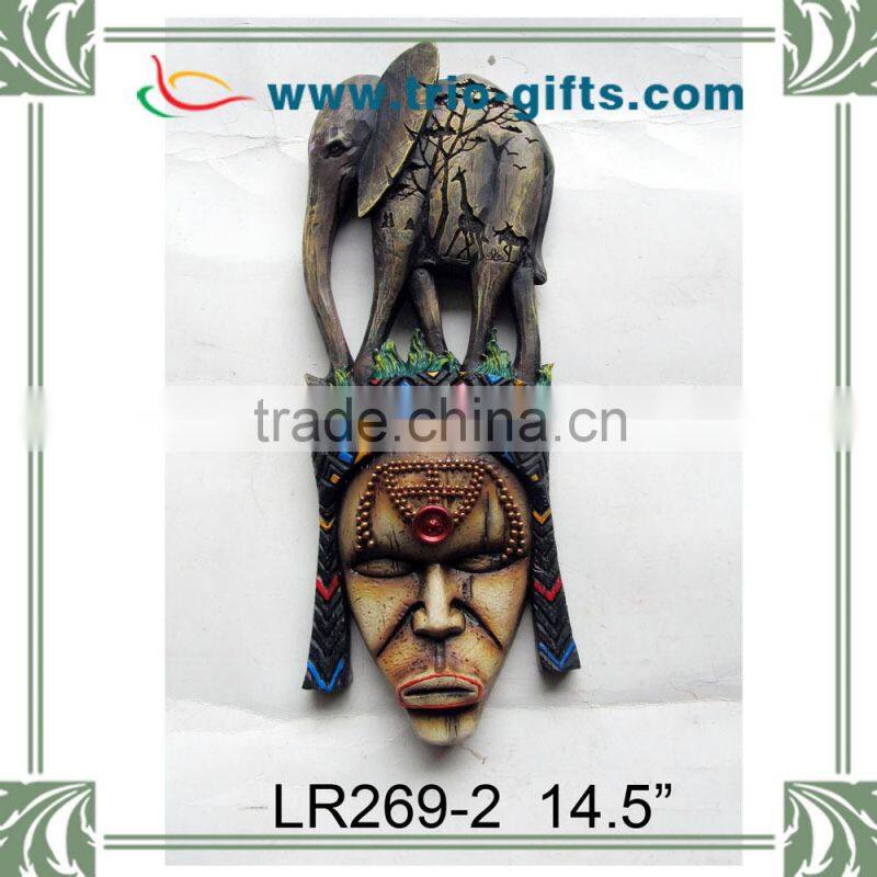 Wholesale Giraffe Desgin Polyresin Souvenirs Wall Hanging