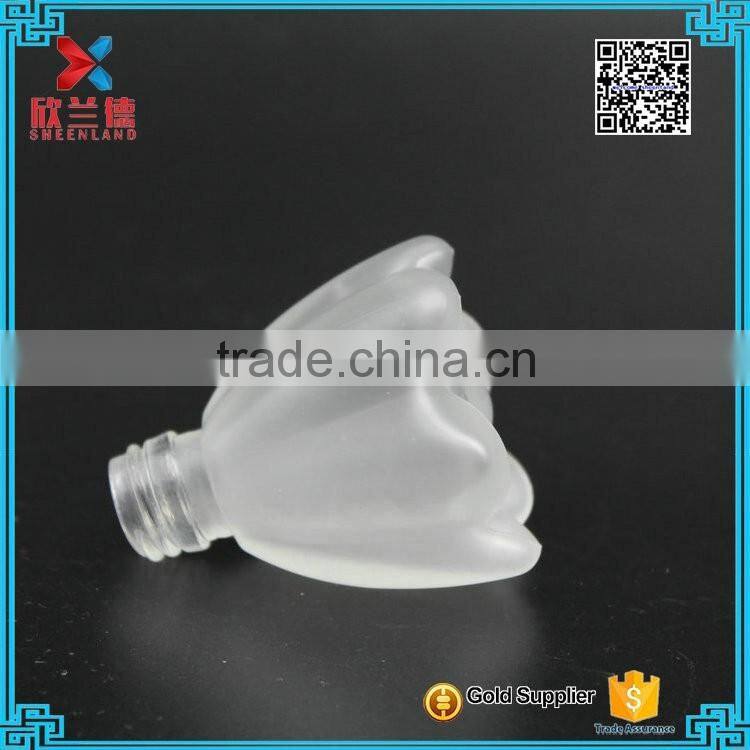 2016 New design flower shape glass lids wine bottle caps