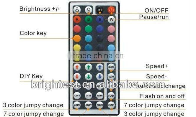 DC24V RGB Controller 6A,IR 44 Keys LED Controller