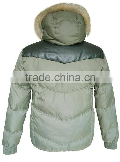 Mens Casual jackets with hood Winter Jacket goose down