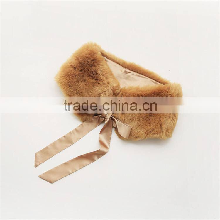 New product high quality fashion fur children scarf WJ-663