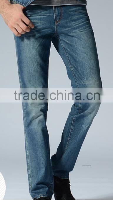 European-styled jeans plus thick Business jeans straight and skinning fitting denim garment factory denim trousers