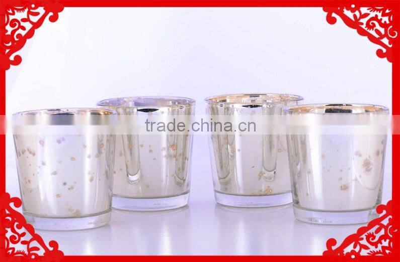 Spade Votive Tea Light Glass Candle Holder