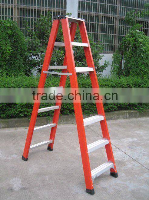 Fiberglass Ladder, fiberglass double side telescopic ladder