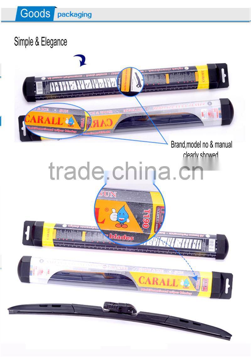 Hybrid wiper blade , Rubber strip wiper blade T190