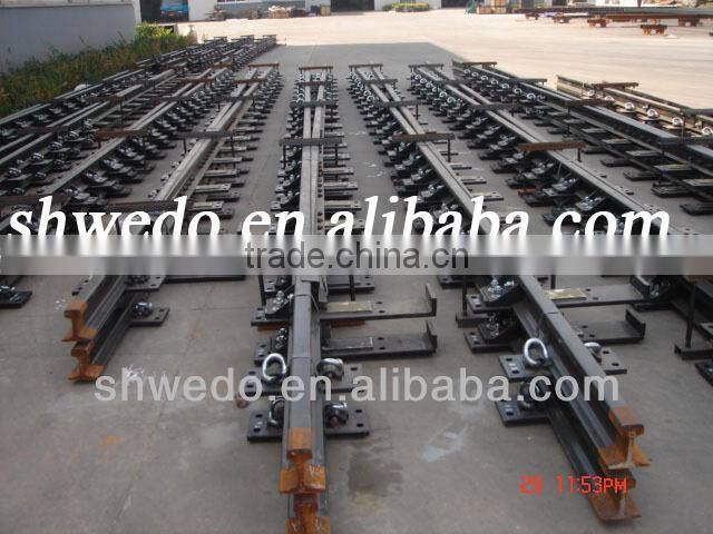 High speed railway turnout with cast frog