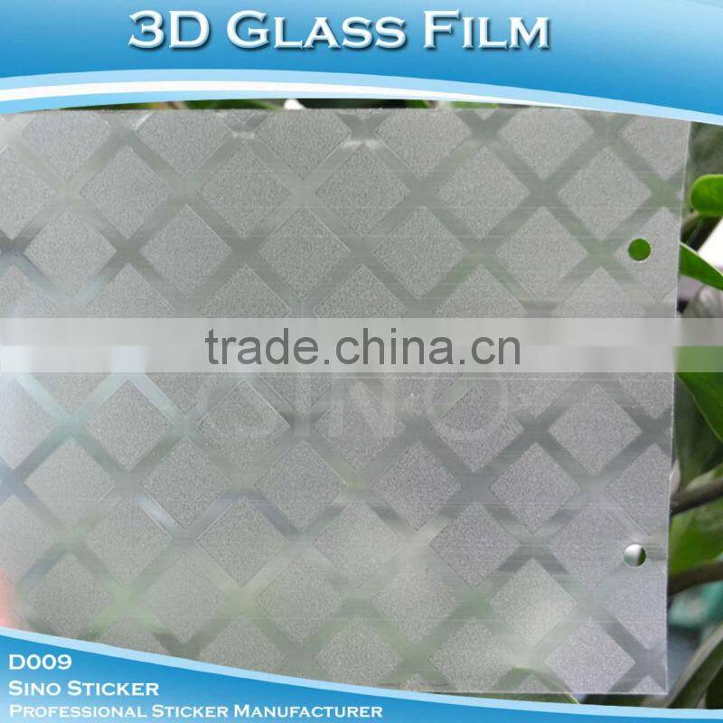Newest 3D Self Adhesive Forested PVC Window Film