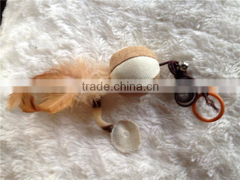 Natural material wholesale cat toy,New fur mouse cat toy