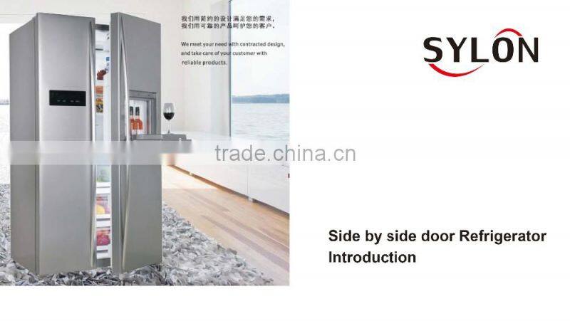 2015 hotsale househould side by side refrigerator