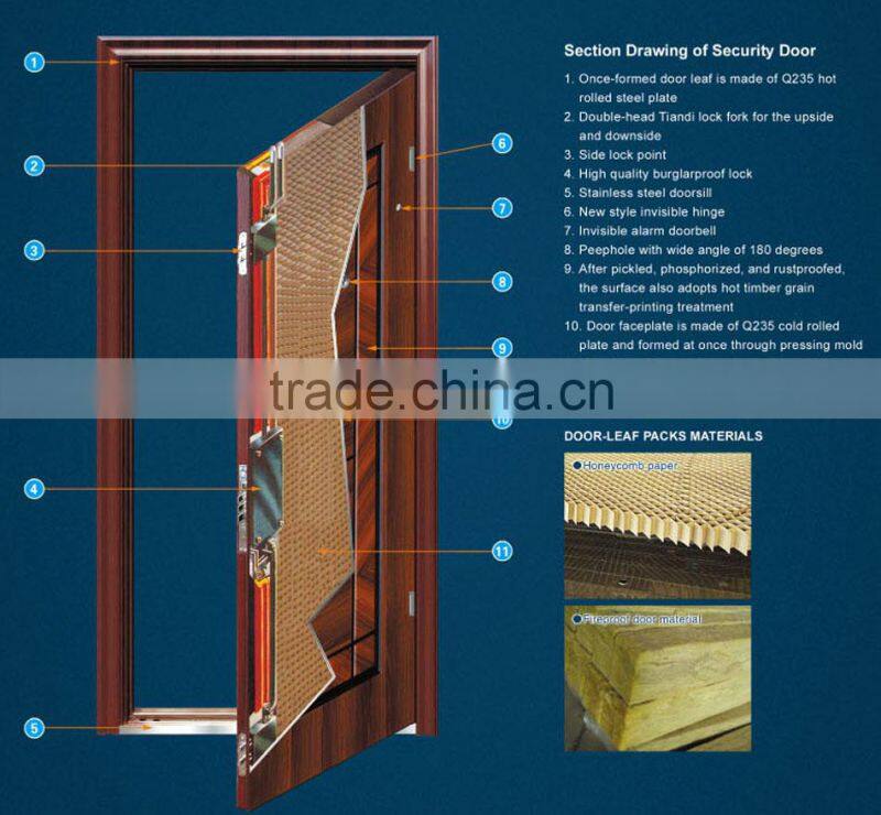 casting door handle stainless steel (YF-D04)