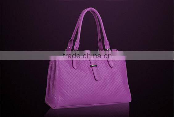 Lastest women big designer woven shoulder bag genuine leather tote bag