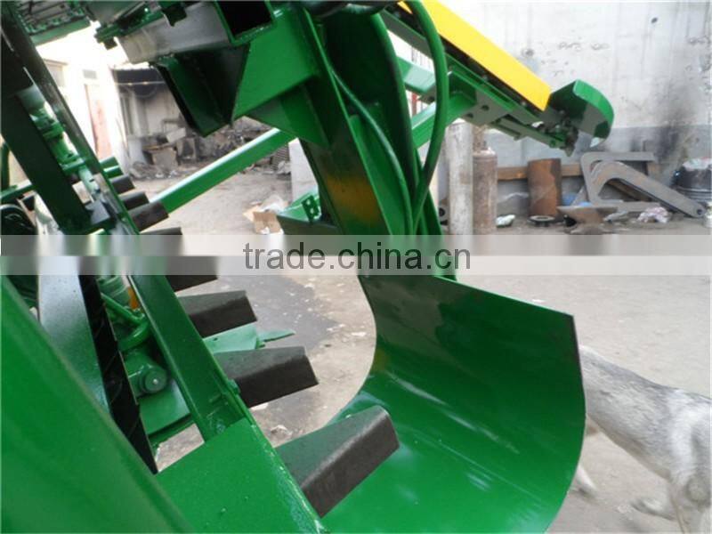 Factory supplying directly low price new sugar cane harvester/mini cane harvester with top leaf chopper