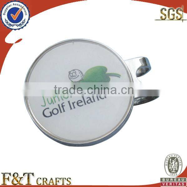customized sport magnet golf hat clips with ball markers