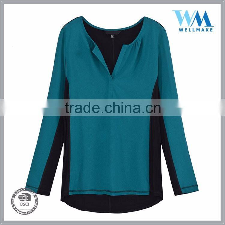 New season long sleeve t-shirt woman blouse