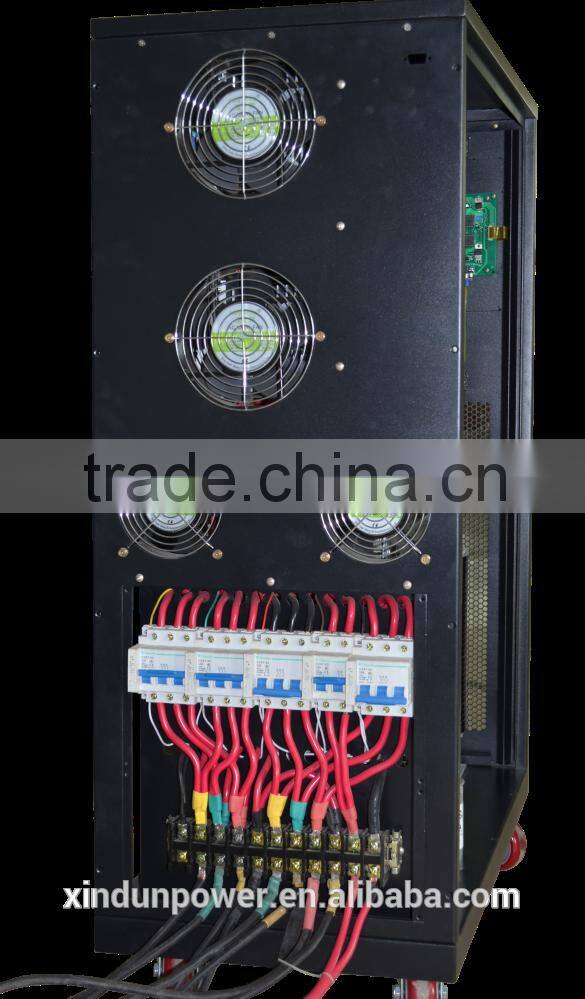 Xindun Power low frequency 3 phase 40KW pure sine wave solar ups/50KVA three phase online solar ups