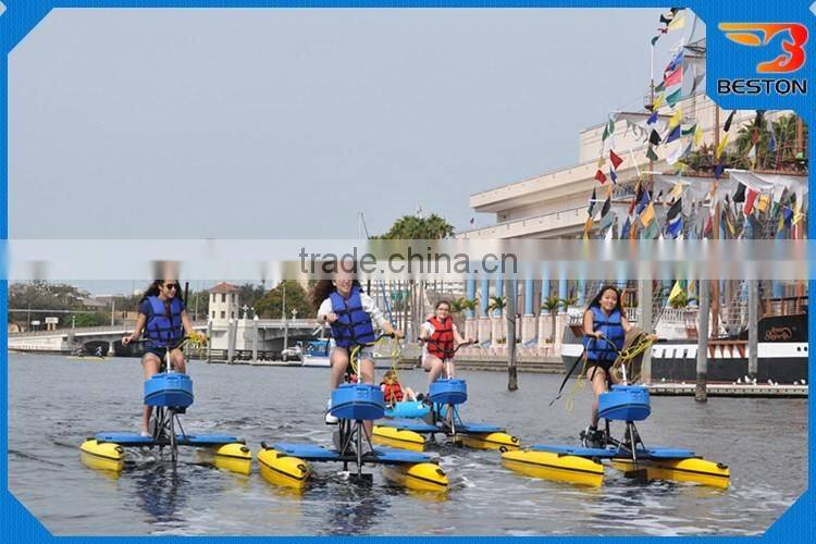 Best quality fiberglass material sea water bike bicycle pedal bike for sale