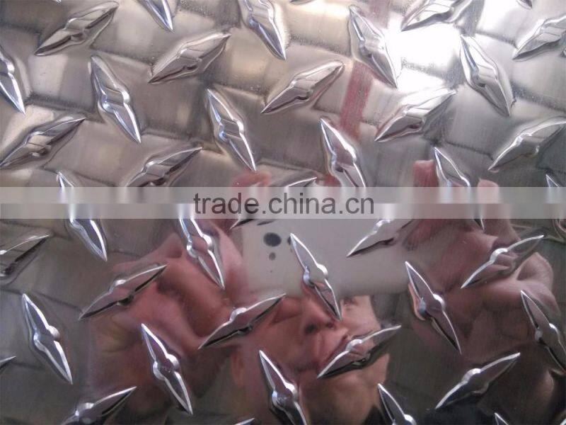 5052 5083 embossed aluminum plate for vehicle flooring