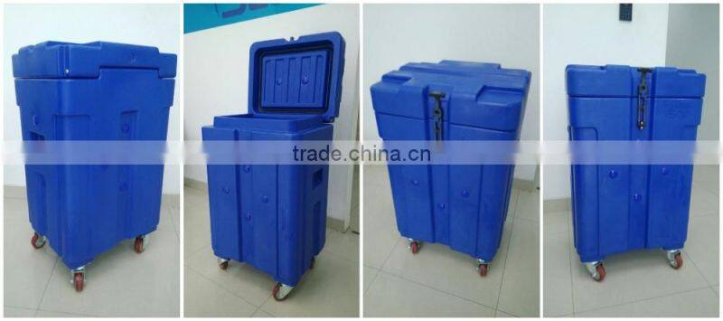 SCC rotomolded plastic Dry ice refrigeration box, Industrial Dry Ice box 310L