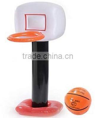 EN71 approved PVC toys giant inflatable basketball stands