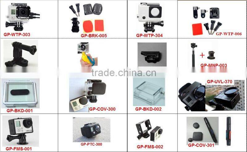 22014 NEW!Telesin surfboard set Tethers for GOPRO Hero 3+ / 3 + DV - Black