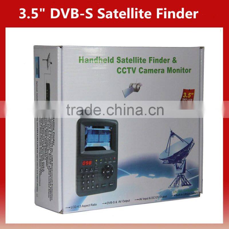 3.5 Inch Handheld DVB-S Signal Satellite Receiver