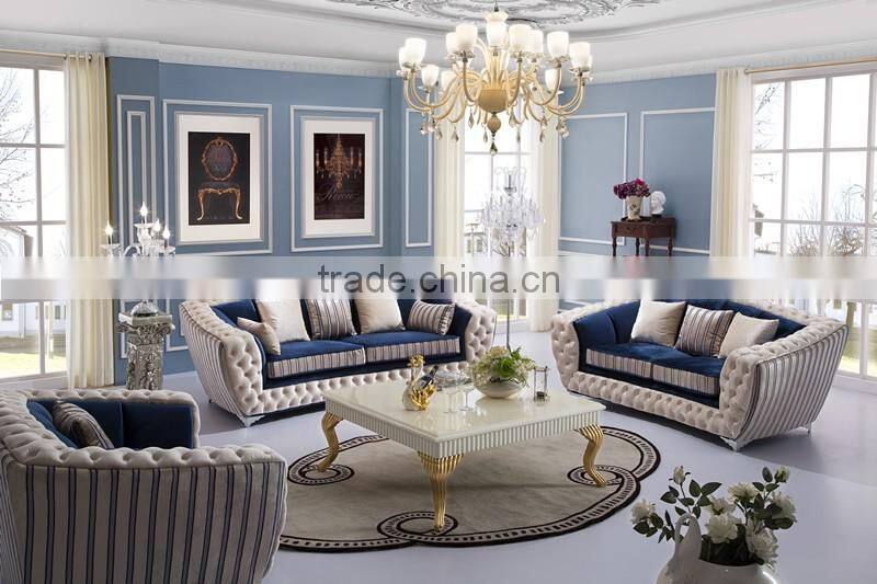 Italian Style Velvet Sofa/Classic Fabric Chesterfield Sofa 321 AL044