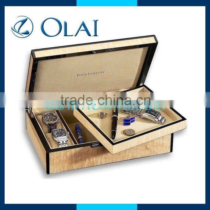 charming pen storage box,hot sale pen box for display,wood pen box for display