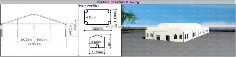 20m Large Party Tent, Marquee Tent, Event Tent