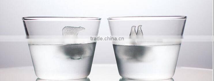 Polar Bear And Penguin Shape Silicone Animal Ice Cube Tray