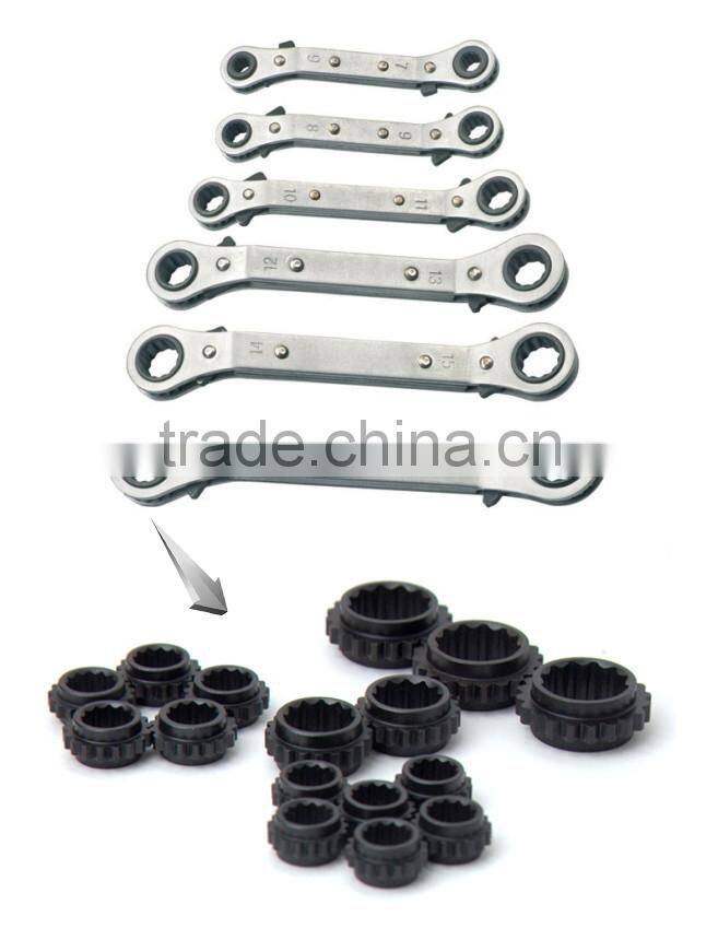 Offset Box Gear Ratcheting Ratchet Wrench Set MM