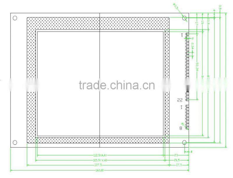 HOT high quality 5.6 inch micro tft liquid crystal display module