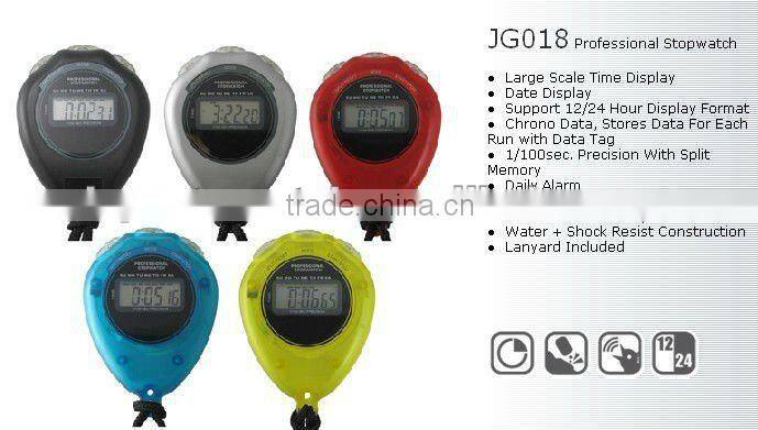 Factory Wholesale Digital Stop Watch Timer with Lanyard