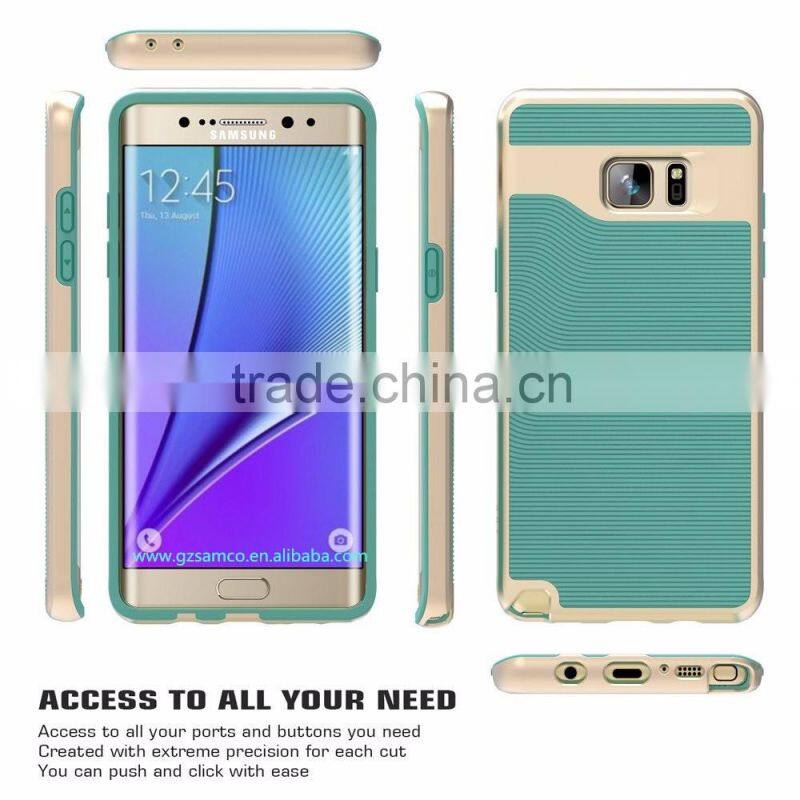 Samco New Arrival Mobile Phone Accessory for Samsung Galaxy Note 7, Hybrid PC TPU for Samsung Galaxy Note 7 Cell Phone Case