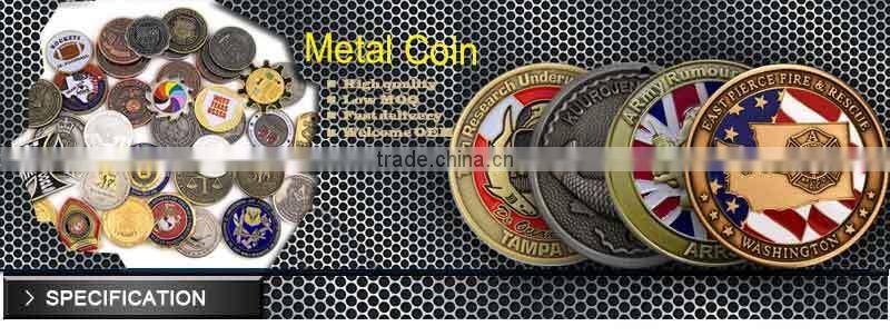 custom metal souvenir 3d zinc alloy coin for marine corps