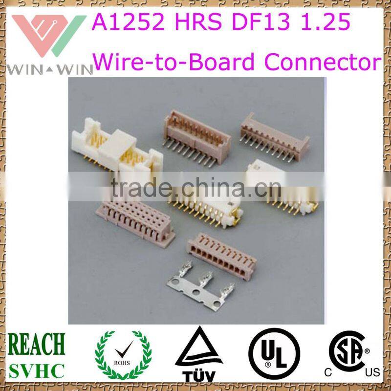 1.25mm pitch A1253 HRS DF14 1.25 Electronic Wire to Board Connector