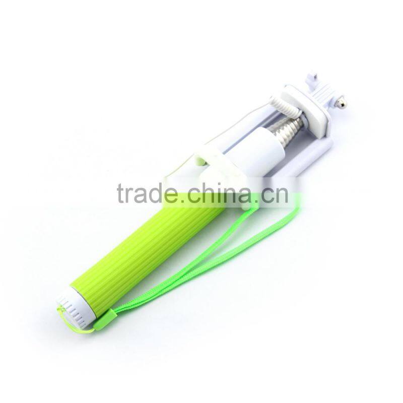 OEM ODM Cheap china manufacture smartphone cable monopod selfie stick