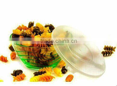 Glassware Dinner Set Plastic Lid Glass Storage Bowl