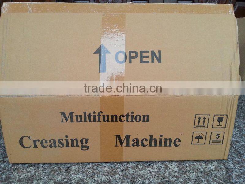2016 new style cardboard box creasing and folding machine