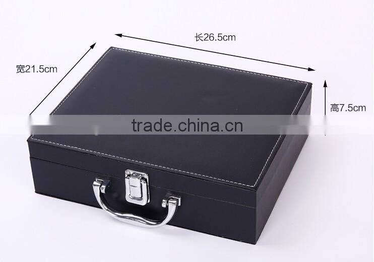 Promotional AUGUST 9pcs in one wooden wine box wine opener corkscrew set