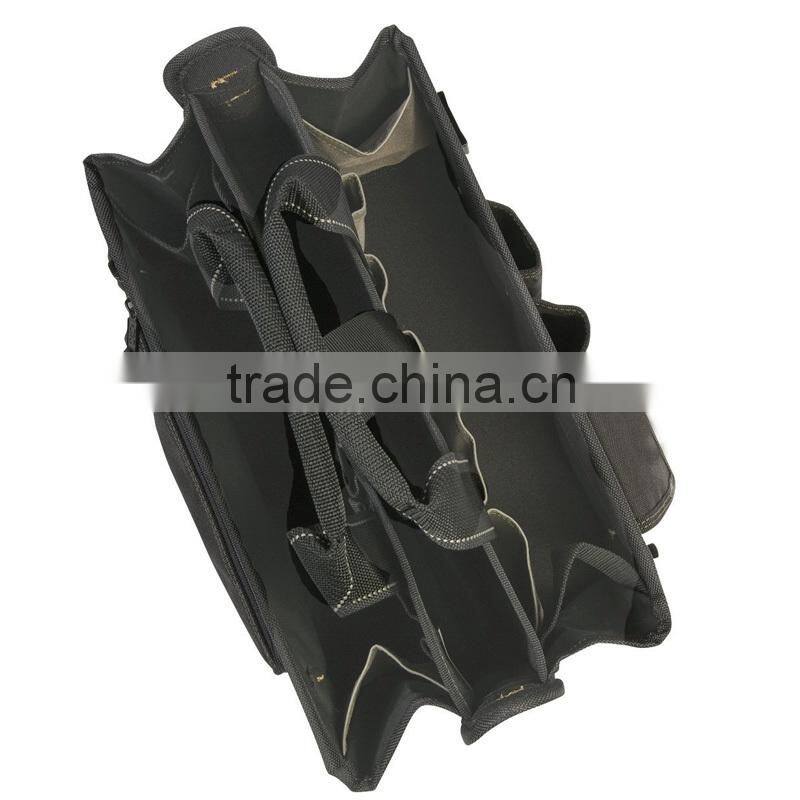 Multifunction tool bags large size water-proof canvas tote electrician bag Custom Leathercraft 15 Pocket 16 in. Center Tray Tool