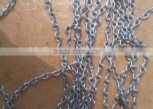 Chinli factory Galvanized Weldless single jack chain