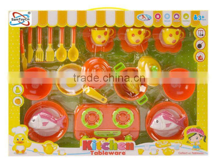 Plastic new toys kitchen gift set for kids