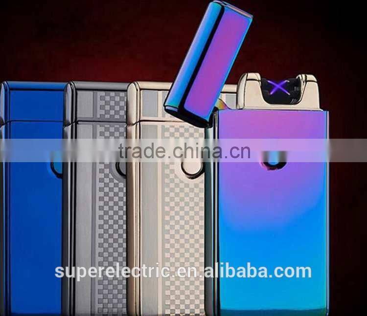 China manufacturer direct supply high quality fashional electric double arc rechargeable usb lighter